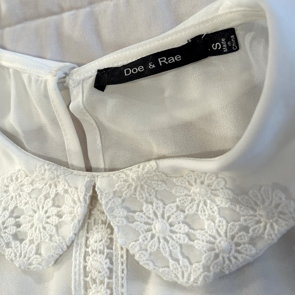 Doe & Rae White Dress Size Small - Picture 5 of 5